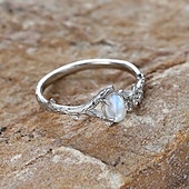 abordables Bagues-Bague / Anneaux Travail Argent Résine Alliage Fleur Mode simple 1 pc