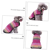 abordables Ropa y Accesorios para Perros-Perros Gatos Sudadera Vintage Moda Invierno Templado Transpirable Suave Lavable Cómodo Navidad Exterior Casual Diario Ropa para perros for Bichón Frisé Pomerania Animal doméstico del bebé Mariposa