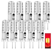 abordables Ampoules LED double broche-10 pièces 2 W LED à Double Broches 200 lm G4 T 32 Perles LED SMD 3014 Blanc Chaud Blanc Froid Blanc Naturel 220-240 V 110-130 V
