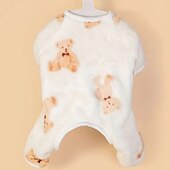 tanie kombinezony-Psy Koty Kombinezon Śłodkie Codzienny Zima Ciepłe Oddychający Miękka Zmywalny Wygodny Na zewnątrz Codzienne Ubranka dla psów for Bichon frise Szpic miniaturowy szczeniaków i młodych kotów Motyl Small