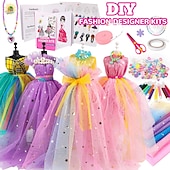 levne Sady panenek princezen-design dětského oblečení šicí sada pro dívky 6-12 let osvícení kutilství ruční výroba kreativní výroba dětského oblečení hraček