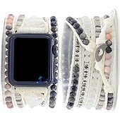 cheap Apple Watch Bands-Handmade Braided Rope Compatible with Apple Watch band Women Multilayer Beaded Beads Strap Replacement Wristband for 38mm 40mm 41mm 42mm 44mm 45mm 49mm iwatch Series Ultra 8 7 6 SE 5 4 3 2 1