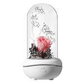 cheap Household Appliances-Artificial Flower USB LED Light Perfume Aromatherapy Essential Oil Diffuser Relieve Work Stress Relief Fatigue Waterless Belt Charging Plug-in Use Machine