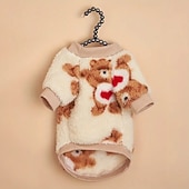 お買い得  犬の服とアクセサリー-犬用 猫用 スウェットシャツ 愛らしい カジュアル 冬 ウォーム 高通気性 ソフト 洗濯可 快適 アウトドア カジュアル／普段着 犬服 for ビジョンフリーゼ ポメラニアン 赤ちゃんサイズ パピヨン Small