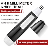 voordelige Persoonlijke bescherming-elektrische neushaartrimmer implementeren scheerapparaat clipper mannen vrouwen oor nek wenkbrauw trimmer scheerapparaat man schoon trimeer scheermes remover kit