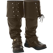 levne obuv-Retro Středověké Renesanční Kamaše Návleky na boty Pirát Viking Křižák Unisex Keltské Pirát Královský předvečer Všech svatých Karneval LARP Dospělé Návleky na nohy