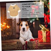 ieftine Pulovere-Câini Pisici Pulovere Jumper Petrecere Casual Iarnă Cald Respirabil Απαλό Lavabil Comfortabil În aer liber Casul / Zilnic Îmbrăcăminte pentru câini for Bichon Frise Pomeran un Animalut Fluture Small