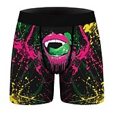 cheap Funny Graphic-Christmas Gifts Boxer Briefs Underwear Men&#039;s Christmas Carnival Masquerade Costume Party Christmas Adults&#039; Party Christmas