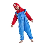 halpa Pari- ja ryhmäasut-Lasten Aikuisten Eläin Piirretty Ryhmäpuku Yöasut Pyjamahaalarit Karnevaali puku Animal Pelle Pyjamahaalarit Kigurumi Pyjama söpö tyyli varten Miehet ja naiset Pojat ja tytöt Joulu Karnevaali Uusi