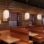 abordables Lustres style lanterne-Lustre led cocon design lanterne pour café restaurant 85-265v