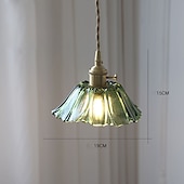 abordables Luces de isla-Lámpara colgante de cristal para isla de cocina, lámpara de techo con pantalla de cristal de flor morada, lámpara colgante rústica E27 para comedor, dormitorio, bar
