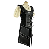 levne brnění-Retro Středověké Renesanční Šaty Zbraně a výzbroj Hrudník Válečník Viking Shieldmaiden Maškarní kostým Dámské Viking Fantazie předvečer Všech svatých Karneval LARP Dospělé Šaty