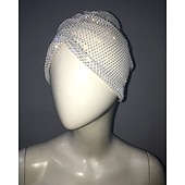 tanie Akcesoria i więcej-Czapki Kapelusz Metaliczne Błyszczące Seksowny Plastik Na Dyskoteka Cosplay Karnawał Damskie Biżuteria kostiumowa Modna biżuteria