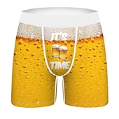 cheap Funny Graphic-Christmas Gifts Boxer Briefs Underwear Men&#039;s Christmas Carnival Masquerade Costume Party Christmas Adults&#039; Party Christmas