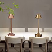 abordables Lampes de table-Lampe de table rechargeable led tactile veilleuse de bureau lampe de lecture sans fil pour restaurant hôtel bar chambre lampe de bureau