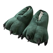 billige pars halloween-kostymer-sett med flanell onesie kigurumi pyjamas søte matchende klo tøfler barns voksne dinosaur morsomme pyjamas cosplay kostyme for unisex jul dyr nattøy tegneserie hjemmeklær