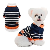 ieftine Pulovere-Câini Pisici Pulovere Jumper Modă Casual Iarnă Respirabil Απαλό Lavabil Comfortabil În aer liber Casul / Zilnic Îmbrăcăminte pentru câini for Bichon Frise Pomeran un Animalut Fluture Small