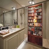 economico Coperture per porte-Scaffali per libri vintage, coperture per porte, arazzi per porte, decorazioni per tende per porte, fondali per porte, banner per porte d&#039;ingresso, forniture per decorazioni per feste in fattoria