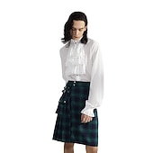  Punk Gothic Scottish Utility Kilts Medieval Carnival Men's Costume Vintage Cosplay Party Evening Skirts Masquerade