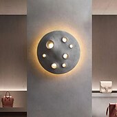 billige utendørs vegglamper-sement vegglampe belysning utendørs innendørs måne overflate form design barnerom nattlampe vanntett ip65 dekor vegglampe til soverom stue hotell villa