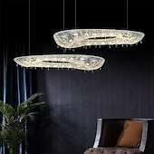 رخيصةأون ثريات كريستالية-80 cm التصميم الحصري نجفات معدن مطلي الحديث 110-120V 220-240V