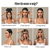 economico Parrucche trendy sintetiche-parrucche di capelli ricci ondulati corti blu con frangia parrucche di capelli in fibra sintetica da 14 pollici per le donne parrucche di capelli eleganti per la festa quotidiana cosplay uso di