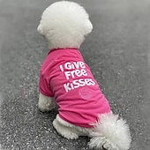 billige Kjølevest og skjorte-Hunder Katter Trøye / T-skjorte Mote Fritid Pustende Myk Vaskbar Bekvem utendørs Fritid / hverdag Hundeklær for Bichon Frisé Pommeran ungt kjæledyr Sommerfugl Small