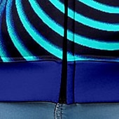 billiga Pojkens 3D Vision &amp; Geometri-Pojkar 3D Grafisk Huvtröja Kappa Ytterkläder Långärmad 3D-tryck Höst Vinter Mode Streetwear Häftig Polyester Barn 3-12 år Utomhus Ledigt Dagligen Normal