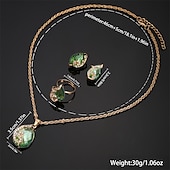 tanie Zegarki kwarcowe-5 sztuk zestaw luksusowa damska bransoletka zegarki kwarcowe moda rhinestone kwarcowa bransoletka na mankiet zegarek owalny wskaźnik analogowy zegarek na rękę zestaw biżuterii prezent dla mamy dla niej