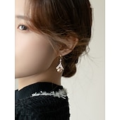 abordables Boucles d&#039;oreilles-Femme Perle Boucles d&#039;oreille Clou Bijoux Fins Classique Précieux Le style mignon mode Des boucles d&#039;oreilles Bijoux Or rose Pour Cadeau Festival 1 paire