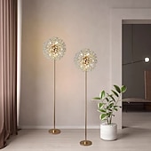 cheap LED Floor Lamp-Modern Floor Lamp Indoor Elegant Floor Lamp Modern Living Room Bedroom Crystal Standing Lamp Creative Personality Floor Lamp Tall Lamp for Bedroom 110-240V