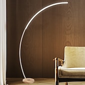 economico lampada da terra a led-Lampada da terra Multi-tonalità / Lampade ambientali / Decorazione di nozze di Natale Contemporaneo moderno / Tradizionale / Classico Per Sala studio / Ufficio / Giardino Alluminio AC100-240V Nero