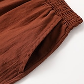 baratos Clássico-Homens Calção Shorts de verão Shorts de praia Bolsos Com Cordão Cintura elástica Tecido Conforto Respirável Curto Casual Feriado Para Noite Moda Roupa de rua Preto Branco