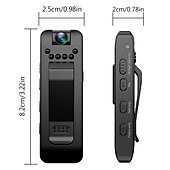 cheap Indoor IP Network Cameras-1080P Full HD Mini Camera Infrared Night Vision with LED Screen Small Bodycam Smart Security Sports DV Camcorder Car DV