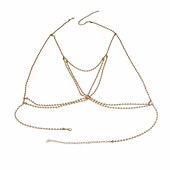 halpa Lisävarusteet ja enemmän-Kehon ketju Vartaloketju metallinen Kimaltava Seksikäs Metalliseos Käyttötarkoitus Disko Cosplay Karnevaali Naisten Pukukorut Muotikorut