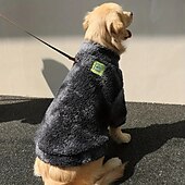 billiga Rockar-Hund Katt Kappor Jakke Mode party Vinter Varm Andningsfunktion Mjuk Tvättbar Bekväm Jul Halloween Utomhus Ledigt / vardag Hundkläder for Hes Labrador alaskan malamute golden retriever Corgi