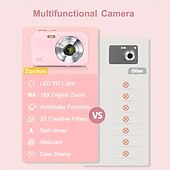 cheap Digital Camera-1080P HD Digital Camera Point and Shoot Camera Digicam 16X Digital Zoom Camera Compact Digital Camera