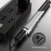 cheap Flashlights-MINI Medical Penlight Type-c USB Charging Built-in Battery Medical Flashlight Portable Medical Pen Lamp XPG LED