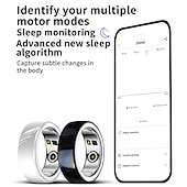 levne Chytré hodinky-Chytré hodinky 0.2 inch Chytré náramky Bluetooth Měřič spánku Monitor srdečního tepu Krevní tlak Krevní kyslík Kompatibilní s IP68 Monitor srdečního tepu