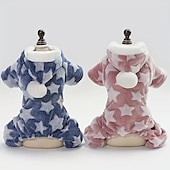 baratos Pijamas-Cachorros Gatos Pijamas Estilo bonito Casual Inverno Respirável Macio Lavável Confortável Ao ar livre Casual / Diário Roupas para cães for Bichon Frise Pomerânia Animais de Pequeno Porte Borboleta