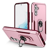 Недорогие Чехлы для Samsung-Чехол для Samsung Galaxy S23 Ultra Plus FE A14 A54 военного класса двухслойный противоударный тяжёлый защитный чехол встроенный вращающийся магнитный кольцевой держатель