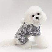 baratos Pijamas-Cachorros Gatos Pijamas Estilo bonito Casual Inverno Respirável Macio Lavável Confortável Ao ar livre Casual / Diário Roupas para cães for Bichon Frise Pomerânia Animais de Pequeno Porte Borboleta