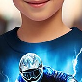 cheap Boy&#039;s 3D Sports &amp; Game-Boys 3D Graphic Sweatshirt Pullover Long Sleeve 3D Print Fall Winter Fashion Streetwear Cool Kids 3-12 Years Crew Neck Outdoor Casual Daily Regular Fit