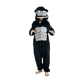 halpa Pari- ja ryhmäasut-Lasten Aikuisten Eläin Piirretty Ryhmäpuku Yöasut Pyjamahaalarit Karnevaali puku Animal Pelle Pyjamahaalarit Kigurumi Pyjama söpö tyyli varten Miehet ja naiset Pojat ja tytöt Joulu Karnevaali Uusi