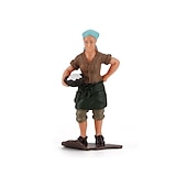 ieftine Jucării de Construit-desktop simulat sandbox scenă personaje decorațiuni fermieri reparatori crescători veterinari multiple seturi și figurine profesionale