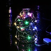cheap Battery String Lights-12pcs Waterproof Fairy String Lights, 20 LED Firefly &amp; Starry Sky Decor for Christmas Decorations