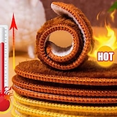 billiga Innersulor och inlägg-2 par vinterullfilt-inlägg för skor - varma termiska fleece-skoinlägg för män och kvinnor, perfekt för utomhusvandring, arbetsstövlar och kall väderkomfort
