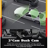 preiswerte Autofestplattenrekorder-KG330 1080p Neues Design / HD / mit Rückfahrkamera Auto dvr 170 Grad Weiter Winkel 2 Zoll IPS Autokamera mit GPS / Nachtsicht / G-Sensor 6 Infrarot-LEDs Auto-Recorder