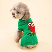 halpa Neulepuserot-Koirat Kissat Neulepaidat Jumpperi Juhla Sarjakuva Talvi Hengittävä Pehmeä Pestävä Mukava ulko- Rento / arki Koiran vaatteet for Bichon Frise Pomeranian Pienelle lemmikille papillon Small