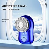 cheap Shaving &amp; Hair Removal-Electric Razor For MenMini-Shave Portable Electric Shaver Pocket Size Portable Shaver Wet And Dry Men&#039;s Razor USB Rechargeable Shaver